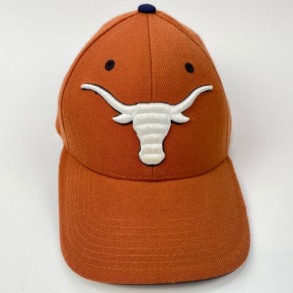 Captains Collection Texas Longhorns Hat Cap Adjustable Orange Acrylic Wool - Picture 3 of 7